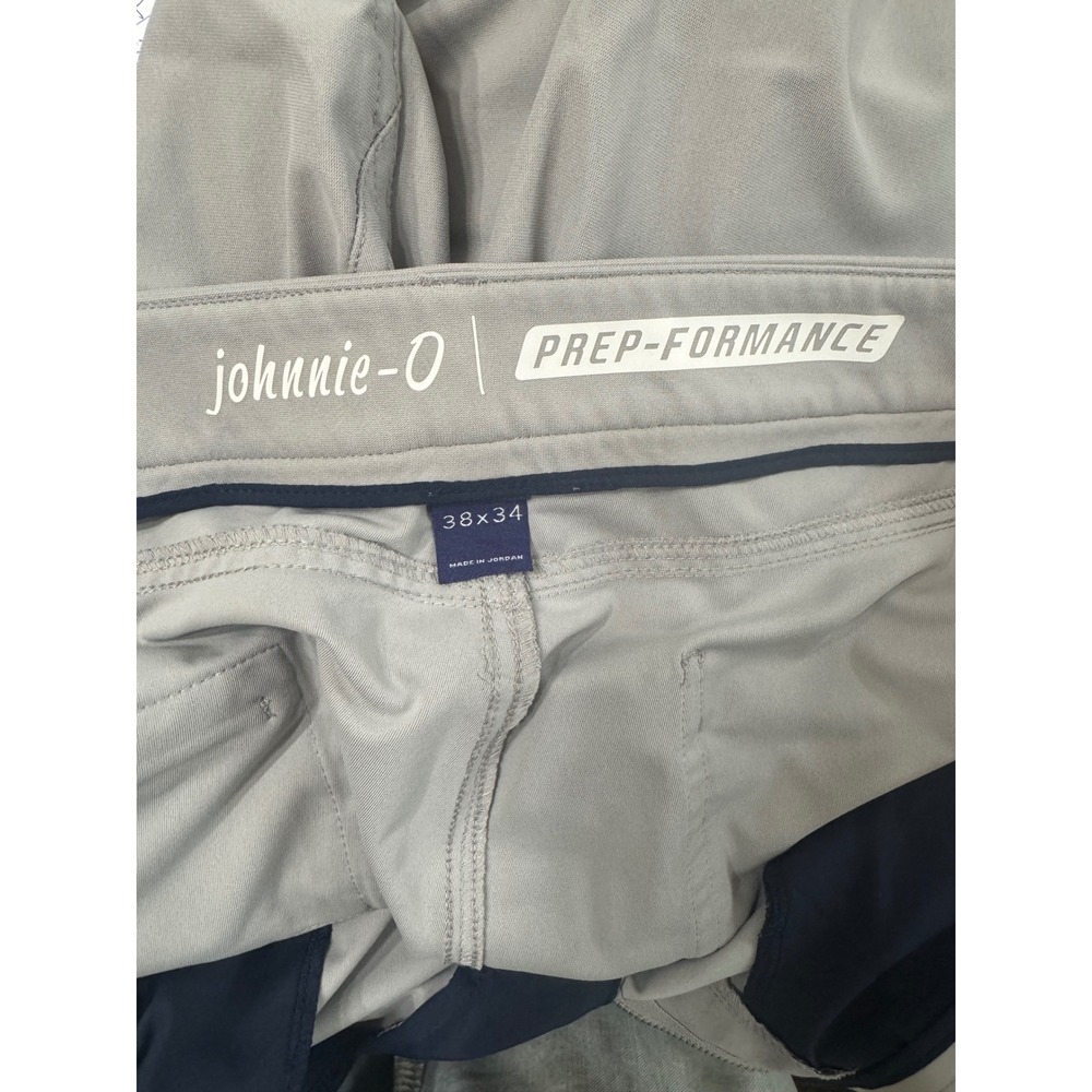 Johnnie-O Prep-Formance Mens Gray 5-Pocket Golf Pants 38x34 (Hemmed to 30) - Picture 6 of 6